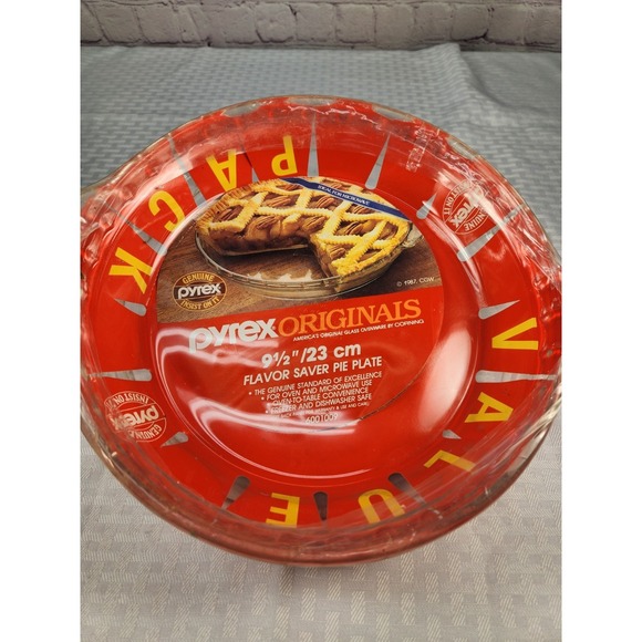 Pyrex Other - 2 Vintage PYREX Pie Plates 75th Anniversary 209TP New Old Stock